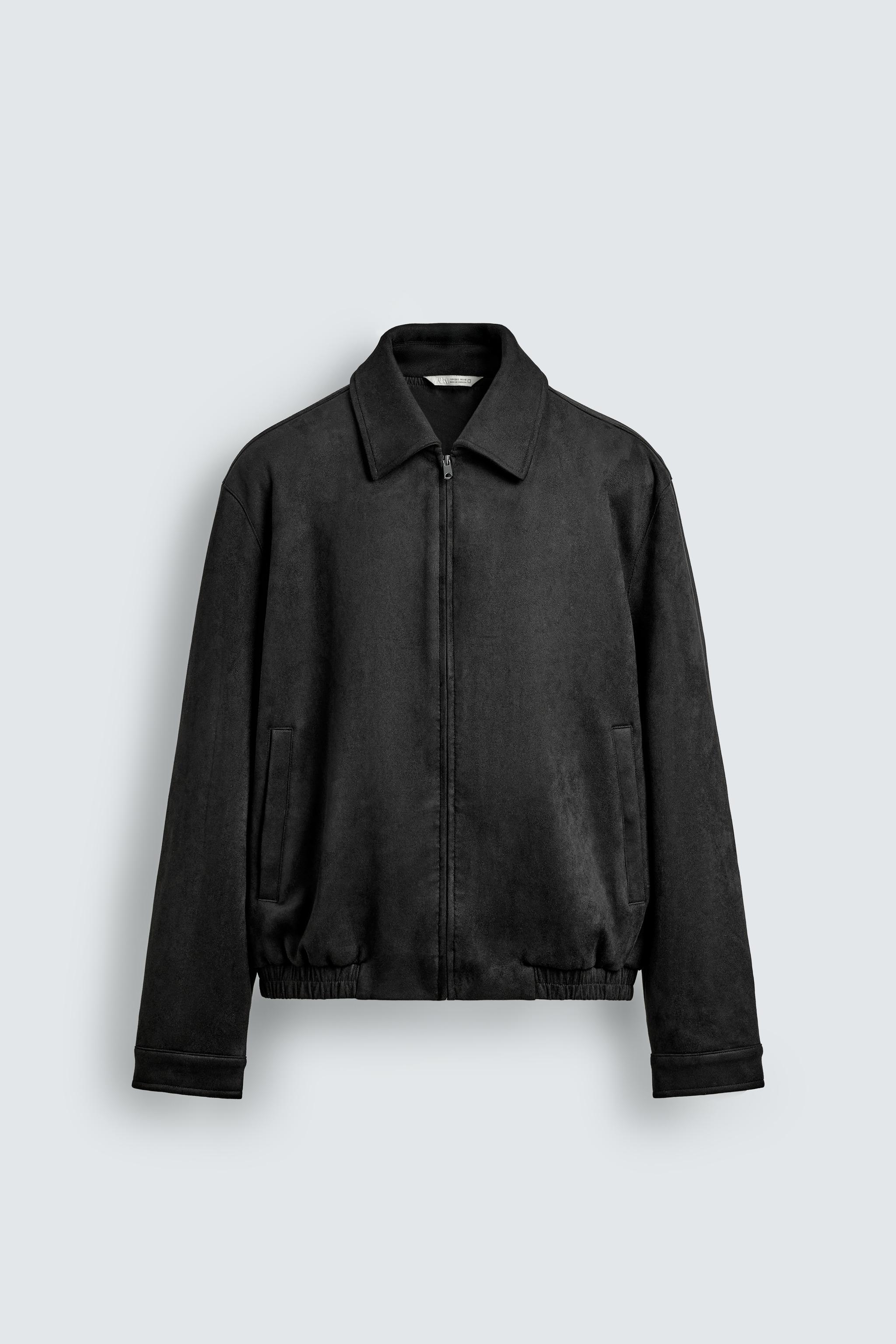 FAUX SUEDE JACKET