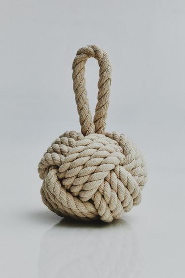 CALE-PORTE TRESSÉ - Écru / Beige de Zara - Image 1