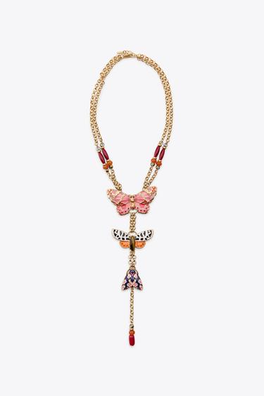 COLAR BORBOLETAS MISSANGAS - Multicolor da Zara