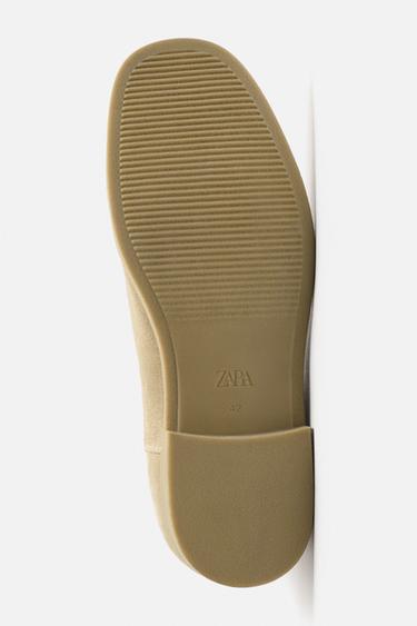 LEATHER CHELSEA BOOTS - Sand Brown by Zara - Image 4