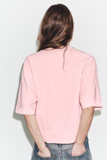 SLOGAN SWEATSHIRT - Pink by Zara - Image 3