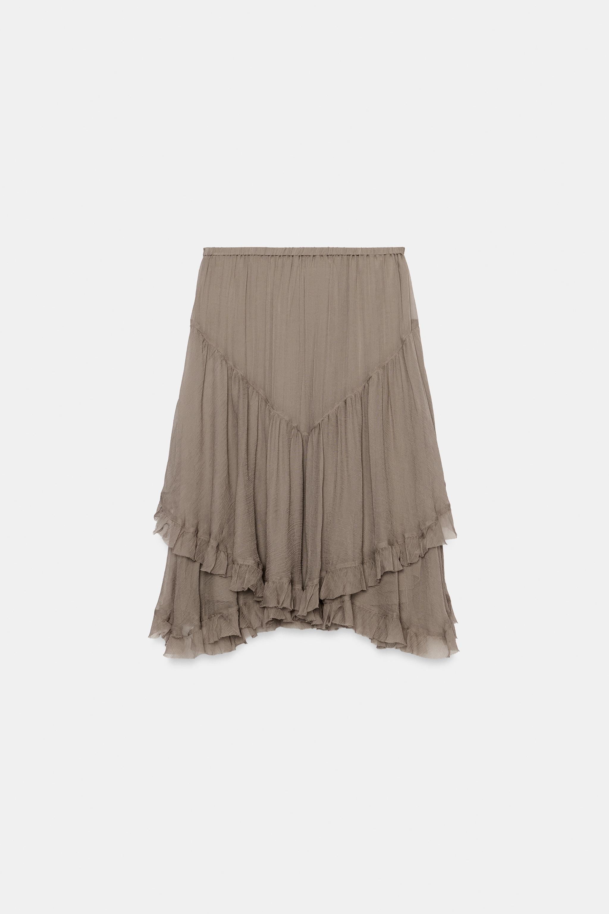 ZW COLLECTION RUFFLED SKIRT