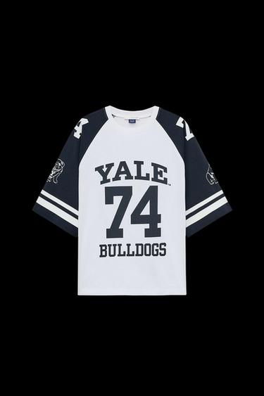CAMISETA ESTAMPADA YALE™ - Blanco de Zara - Imagen 0