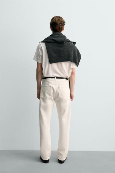 JEAN DROIT AARON LEVINE X ZARA - Blanc de Zara - Image 2