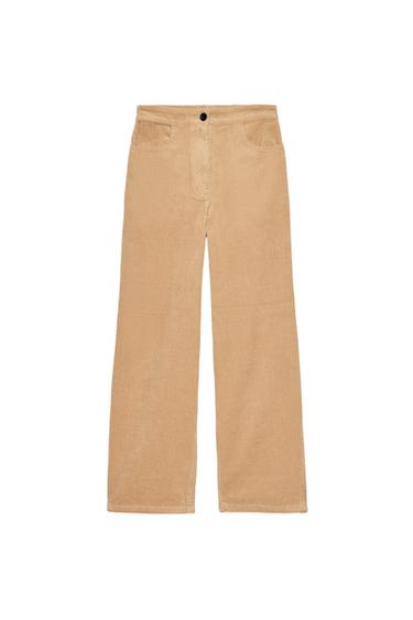 ZW COLLECTION WIDE-LEG CORDUROY TROUSERS