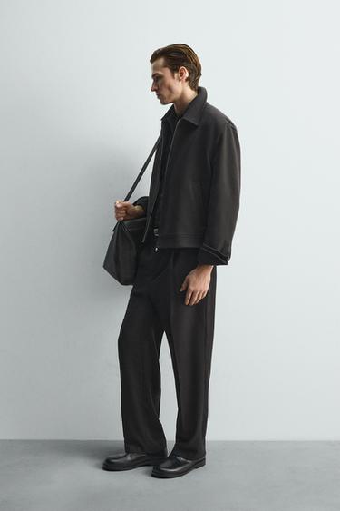 LIMITED EDITION WOOL BLEND JACKET - Brown by Zara - Image 3