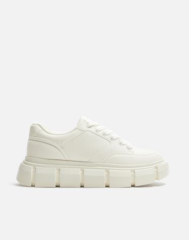 TÊNIS SOLA COM VOLUME - Branco da Zara