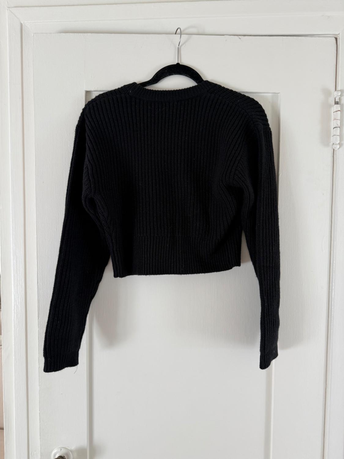 CROPPED KNIT ZIP CARDIGAN - Image 2