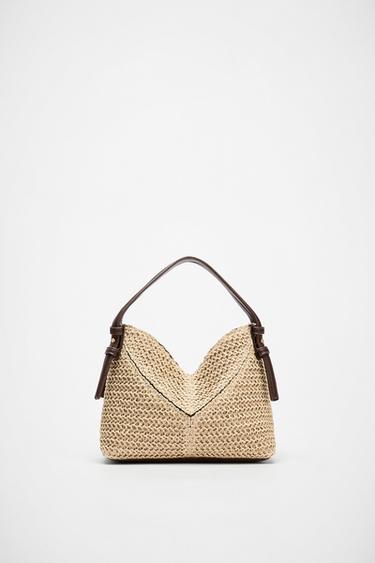 MINI SHOPPER TRENZADO - Beige claro de Zara