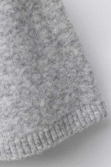 CAPED PONCHO WITH BOWS - Grey by Zara - Image 3