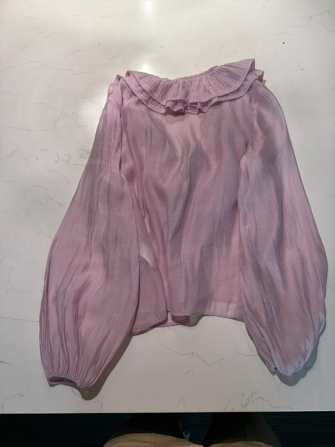 RUFFLED BLOUSE ZW COLLECTION - Image 3
