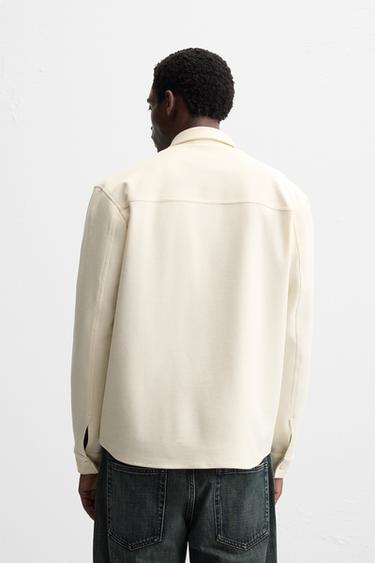 CHEMISE STRUCTURE EASY CARE - Écru moyen de Zara - Image 2
