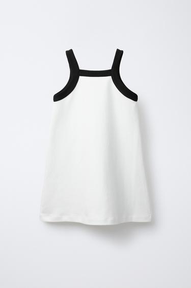 ROBE À NŒUD - Écru de Zara - Image 2