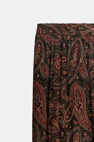 PANTALON BOUFFANT PAISLEY ZW COLLECTION - Multicolore de Zara - Image 7