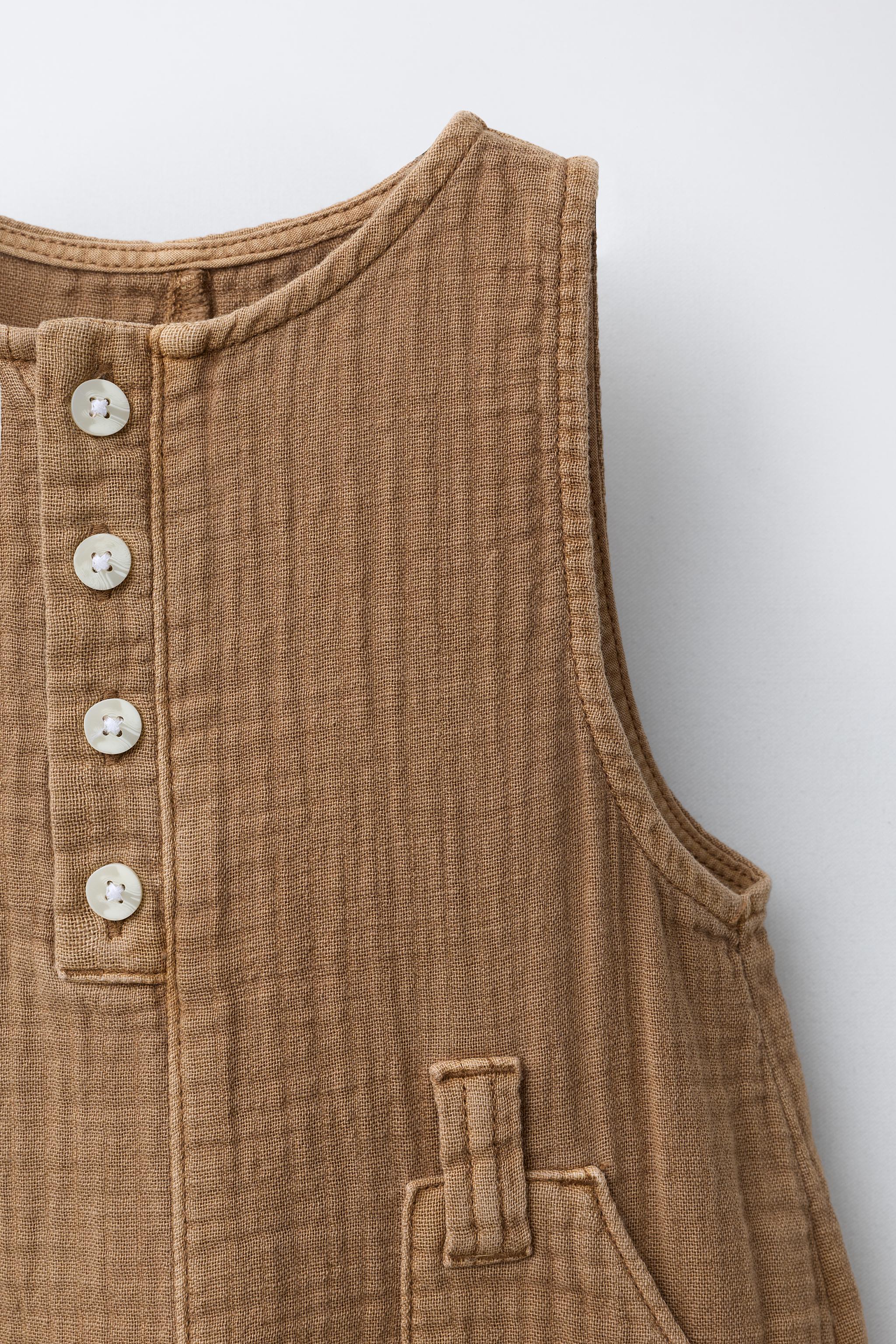 LONG RUSTIC PATCH OVERALLS