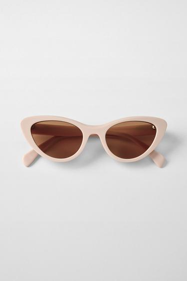 CAT EYE SUNGLASSES KATE MOSS X ZARA - Cream by Zara - Image 3
