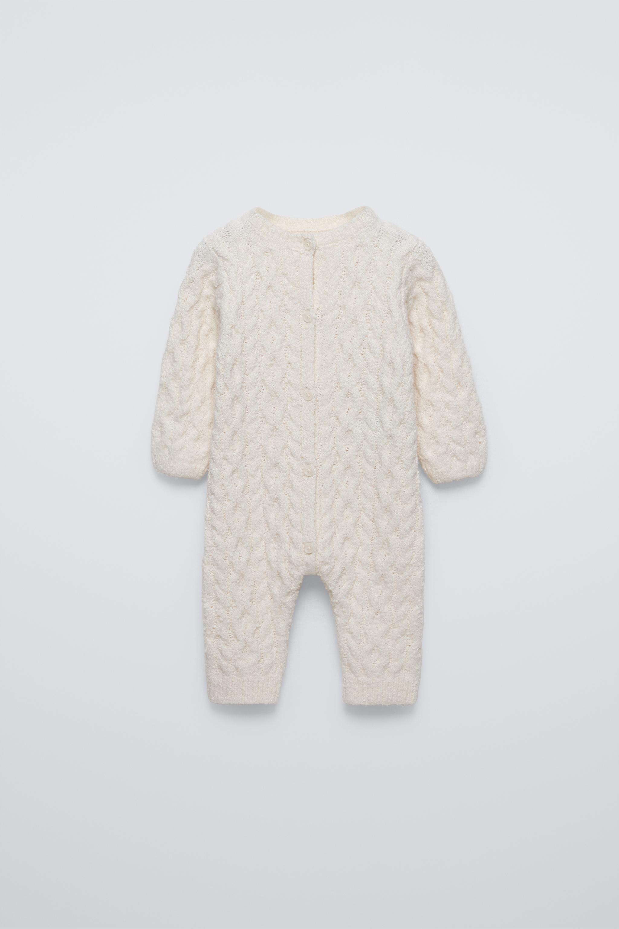 ZARA baby girl crocheted shops jumpsuit