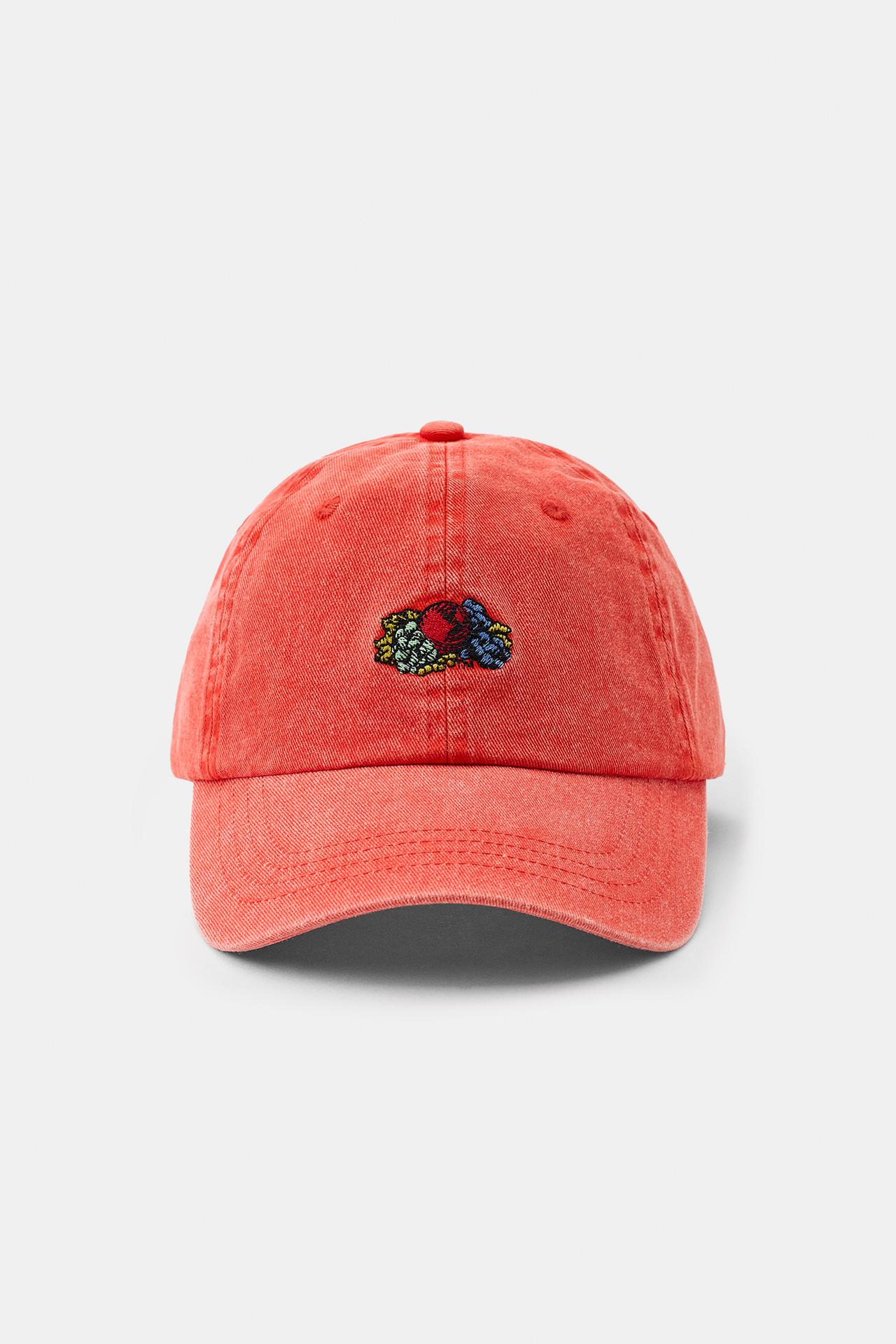 Бейсболка из хлопка с вышивкой FRUIT OF THE LOOM™