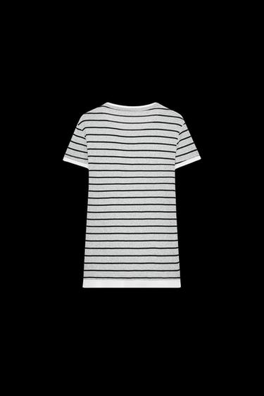 CAMISETA DOBLE RAYAS - gris antracita de Zara