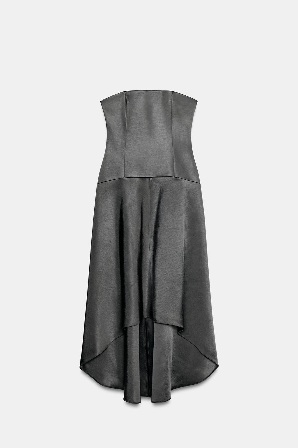 ZW COLLECTION ASYMMETRIC SATIN DRESS - image 2