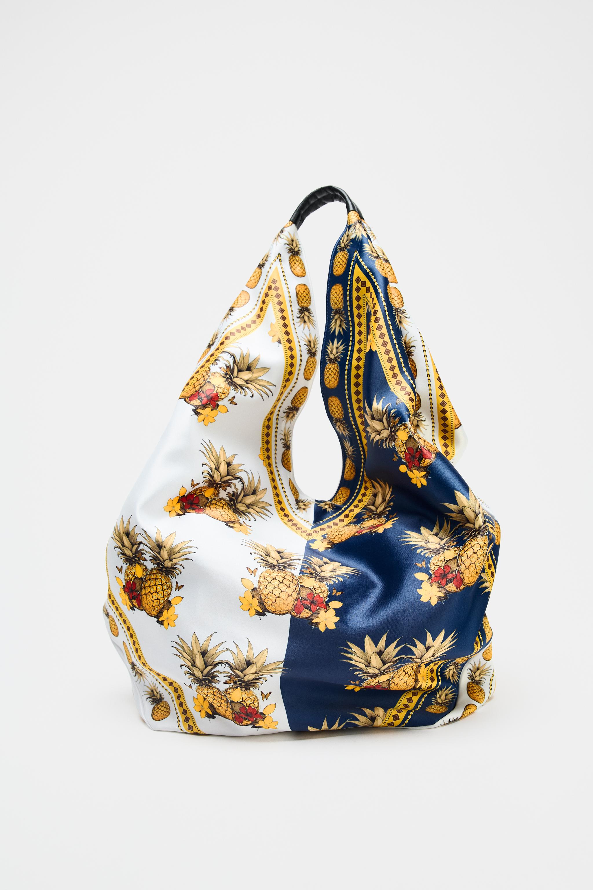 【ZARA】マルチカラープリント ショッパー 6080/510/202 MULTICOLORED PRINT SHOPPER - Multi-color | ZARA United States