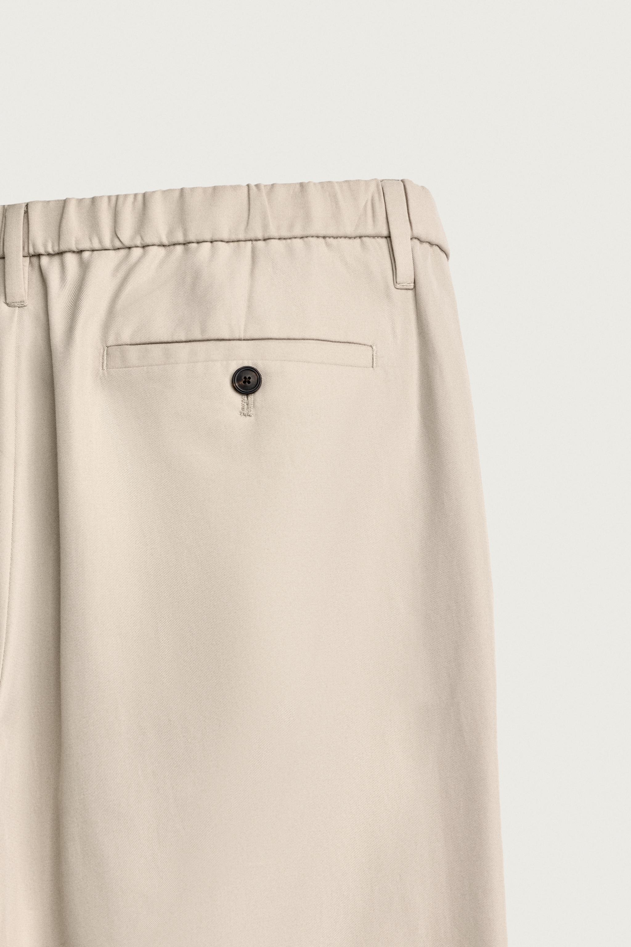 Zara RELAXED FIT KONFOR PANTOLON görsel 7