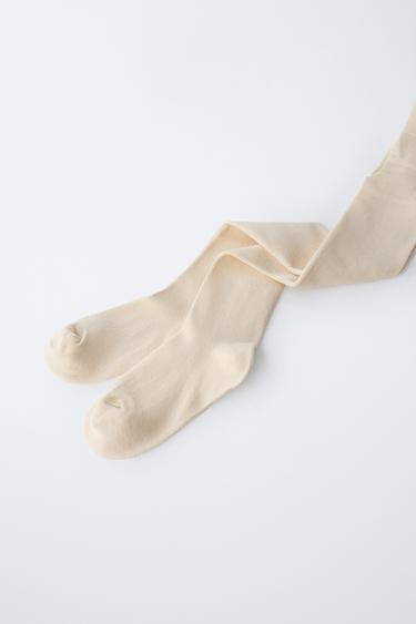 LOT DE DEUX COLLANTS UNIS - Sable de Zara - Image 1