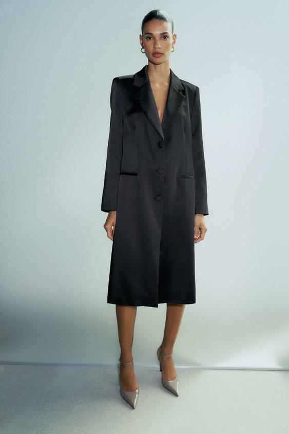 SLINGBACK-PUMPS MED LAK-EFFEKT - Minkgrå fra Zara - Billede 0