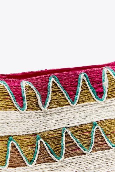 BRAIDED RECTANGULAR BAG - Multicoloured by Zara - Image 3