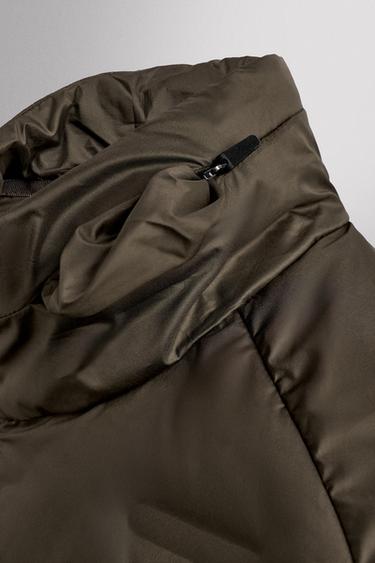 RUNNING PUFFER JACKET 80% DOWN - 20% FEATHER - Dark brown by Zara - Image 8