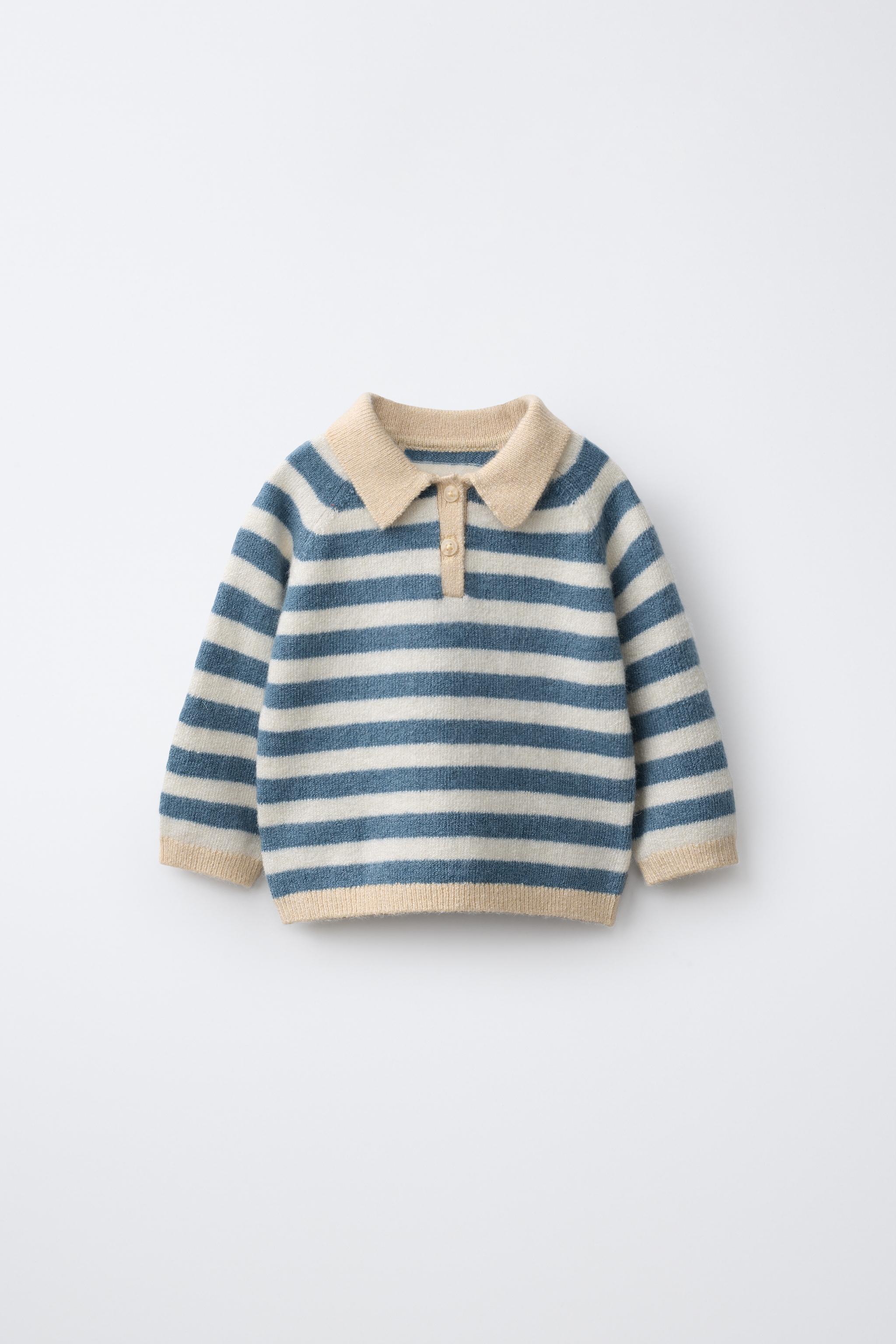 POLO EN MAILLE À RAYURES
