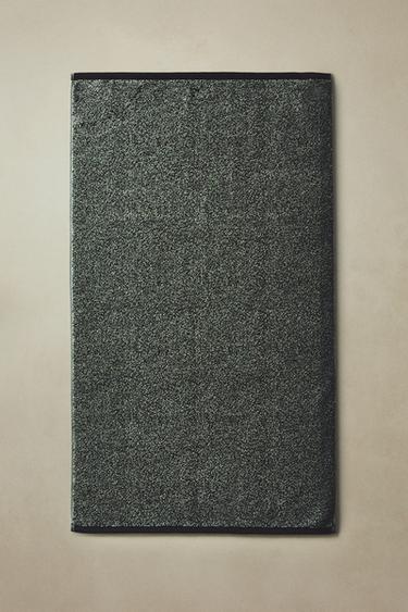 BADVORLEGER MIT MELANGE-EFFEKT - Dunkelgrün von Zara