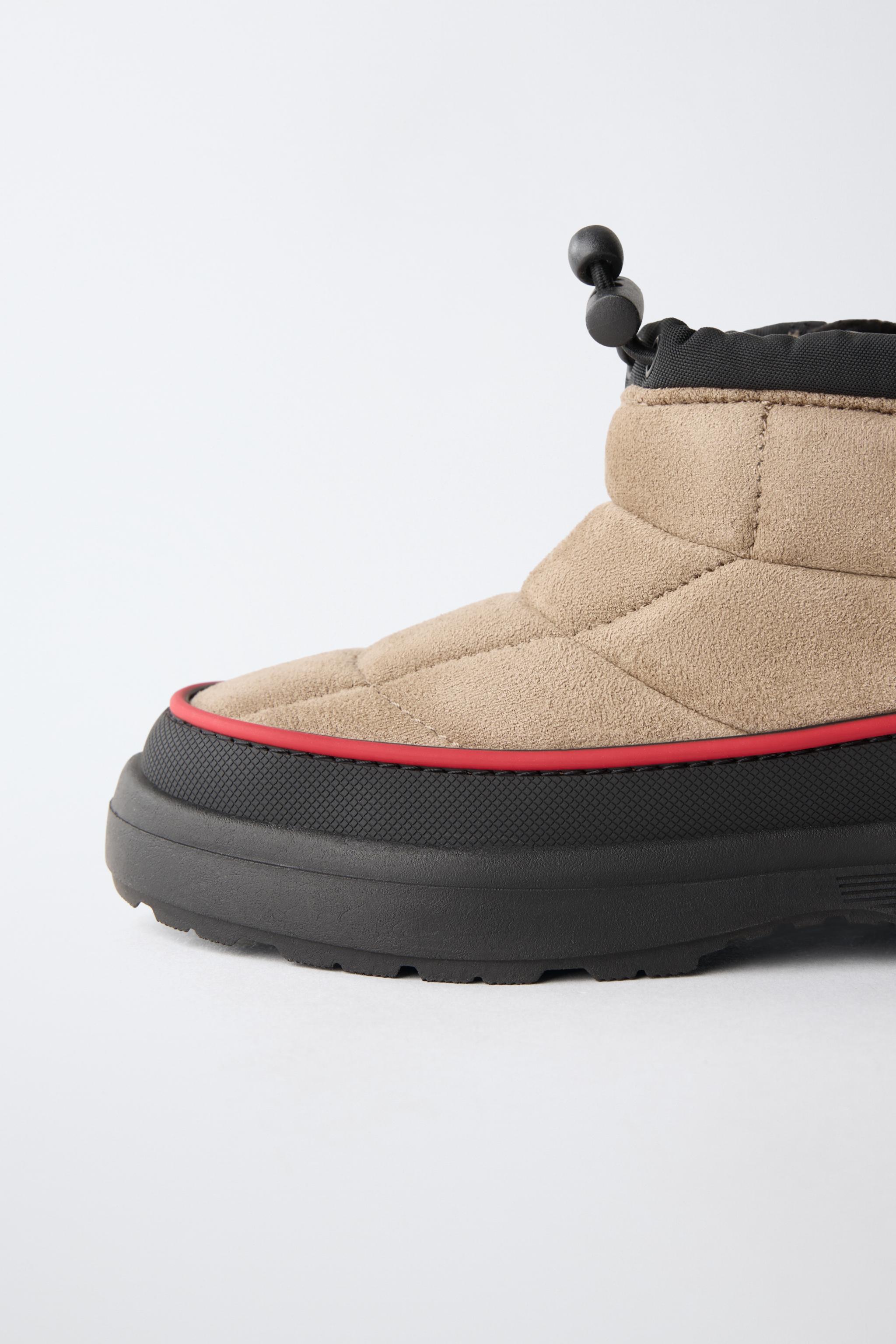 BOTTINES MATELASSÉ CONTRASTE
