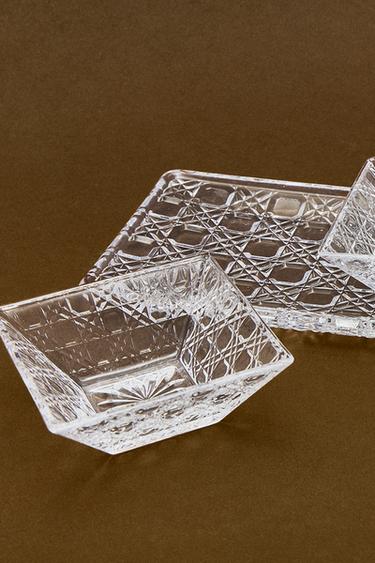 SERVING DISH WITH RAISED GLASS BOWLS - 990 by Zara