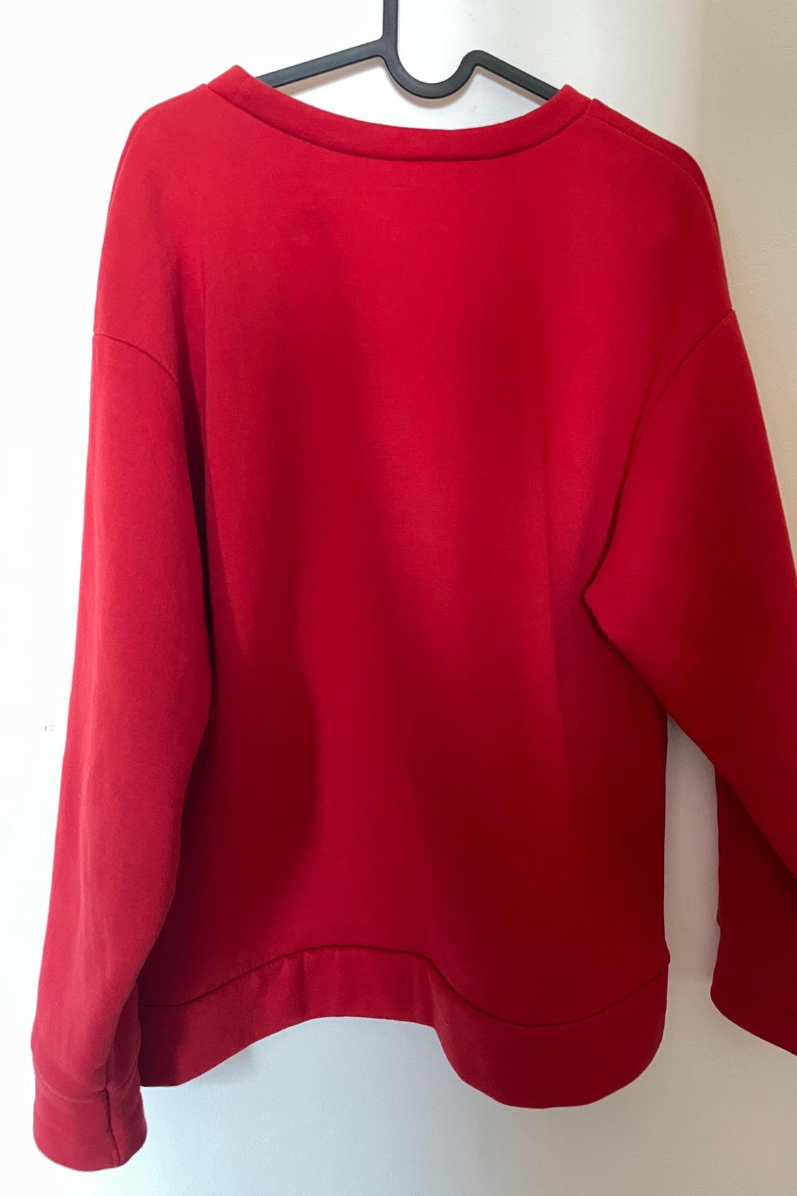 SWEATSHIRT WITH CONTRASTING SLOGAN - Image 2