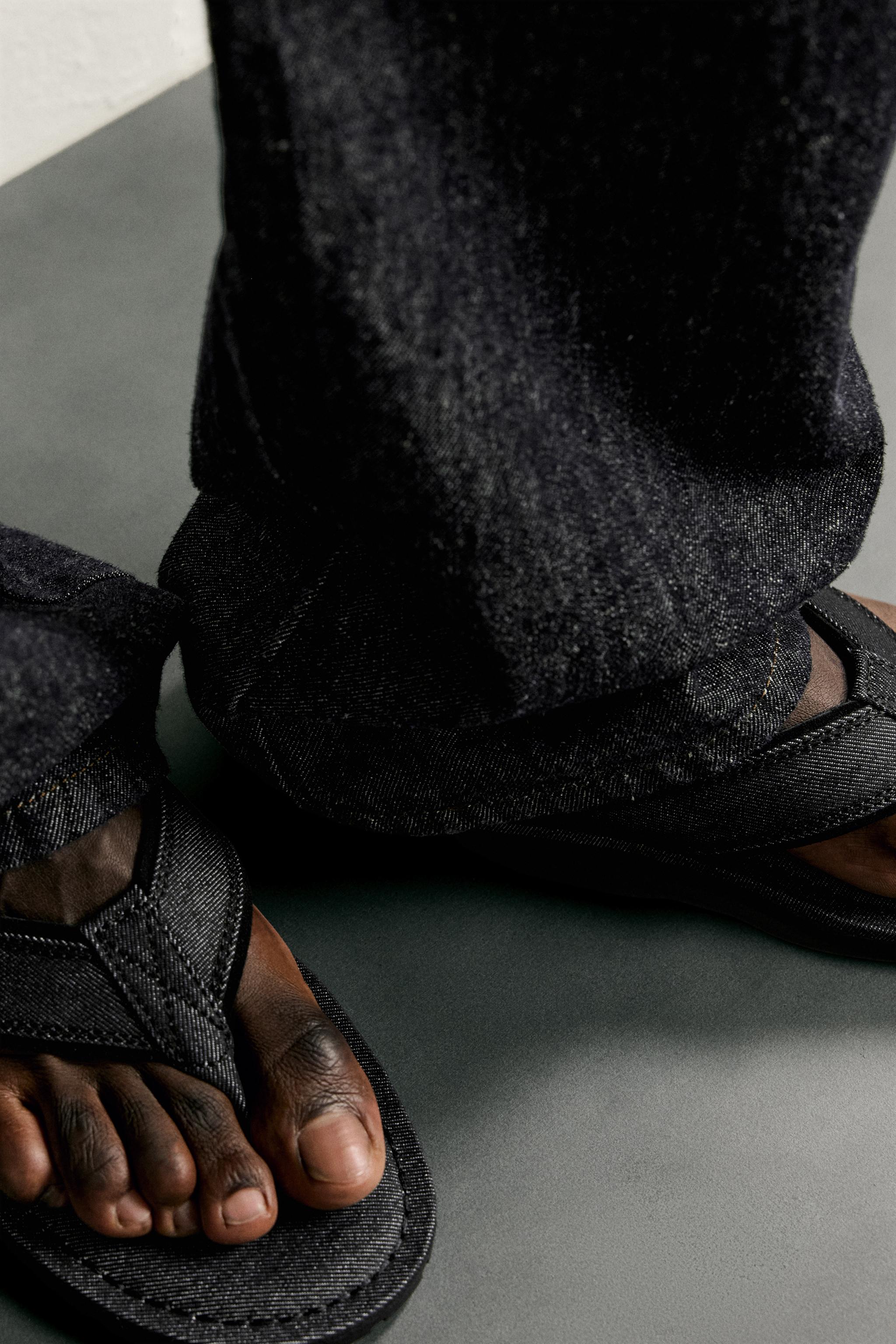 FABRIC STRAP SANDALS