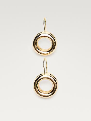Pendientes argolla - Dorado de Zara