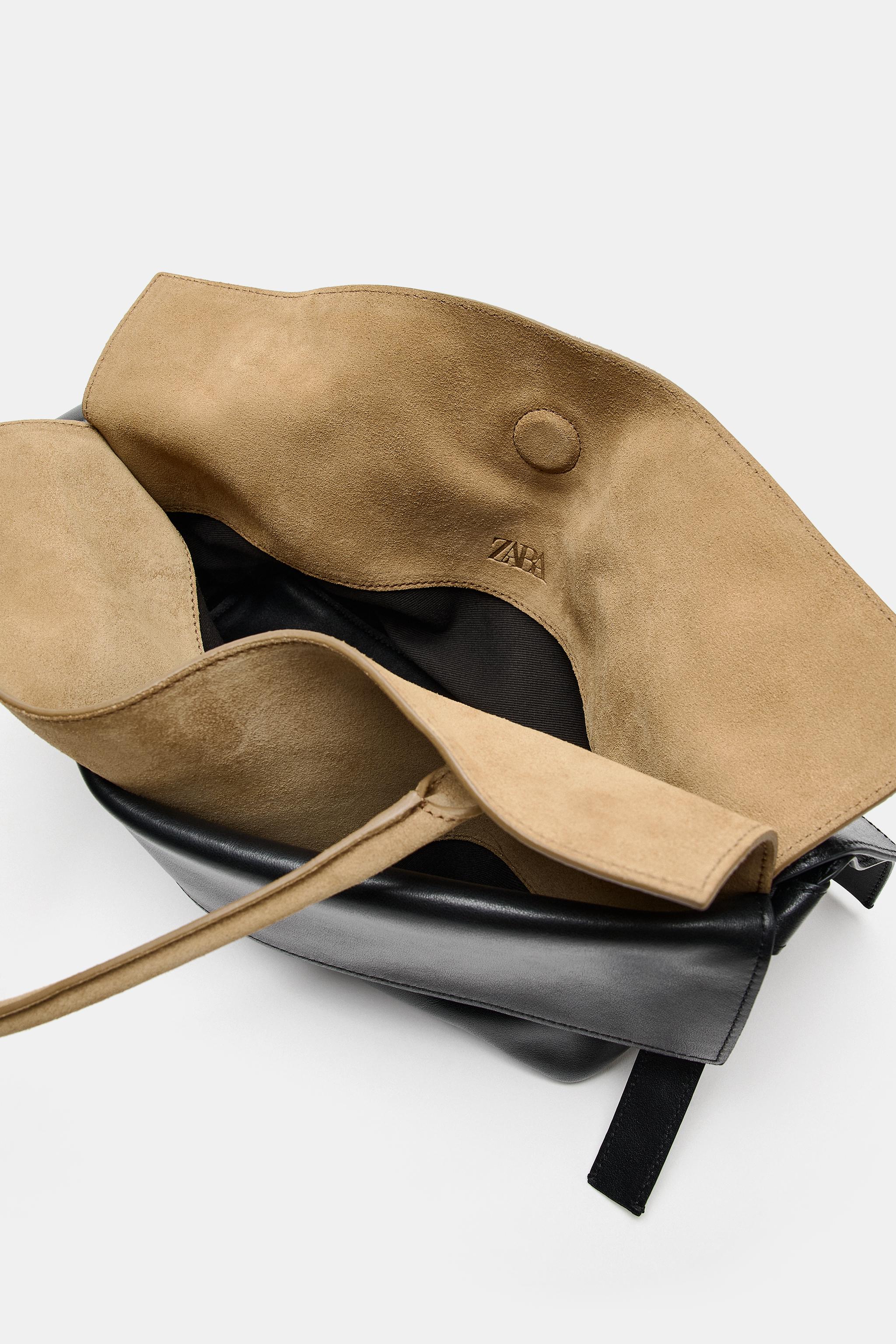 LEATHER FLAP BAG