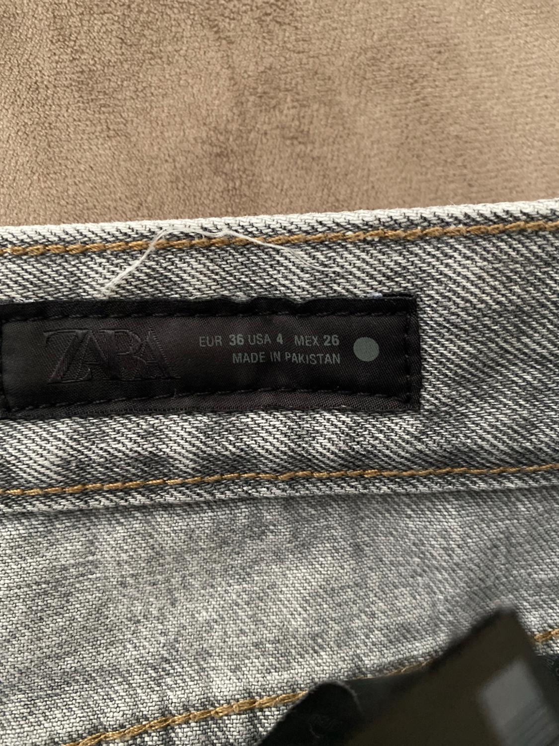 MID-WAIST DENIM BERMUDA SHORTS ZW COLLECTION - Image 2