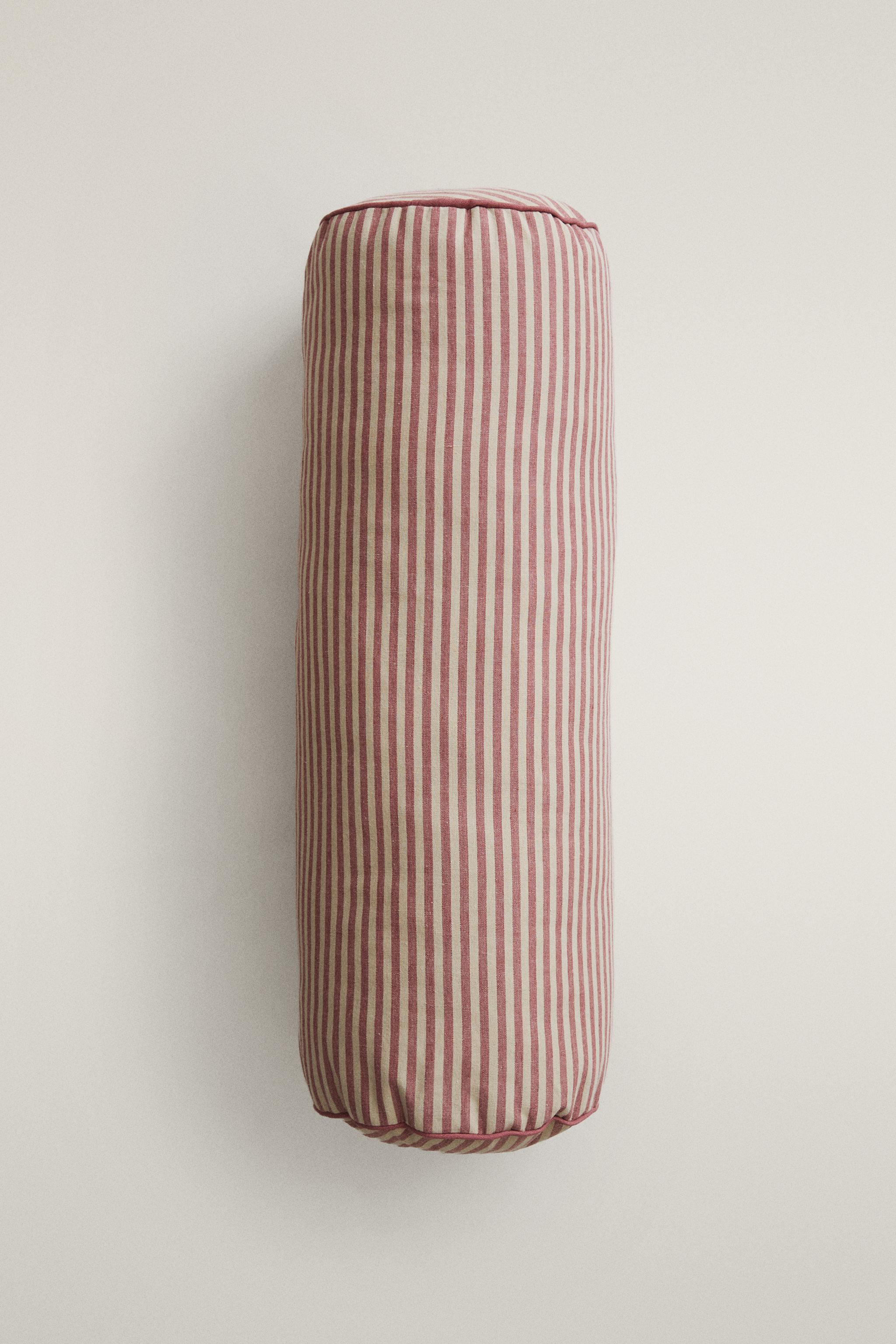 STRIPED BOLSTER PILLOW