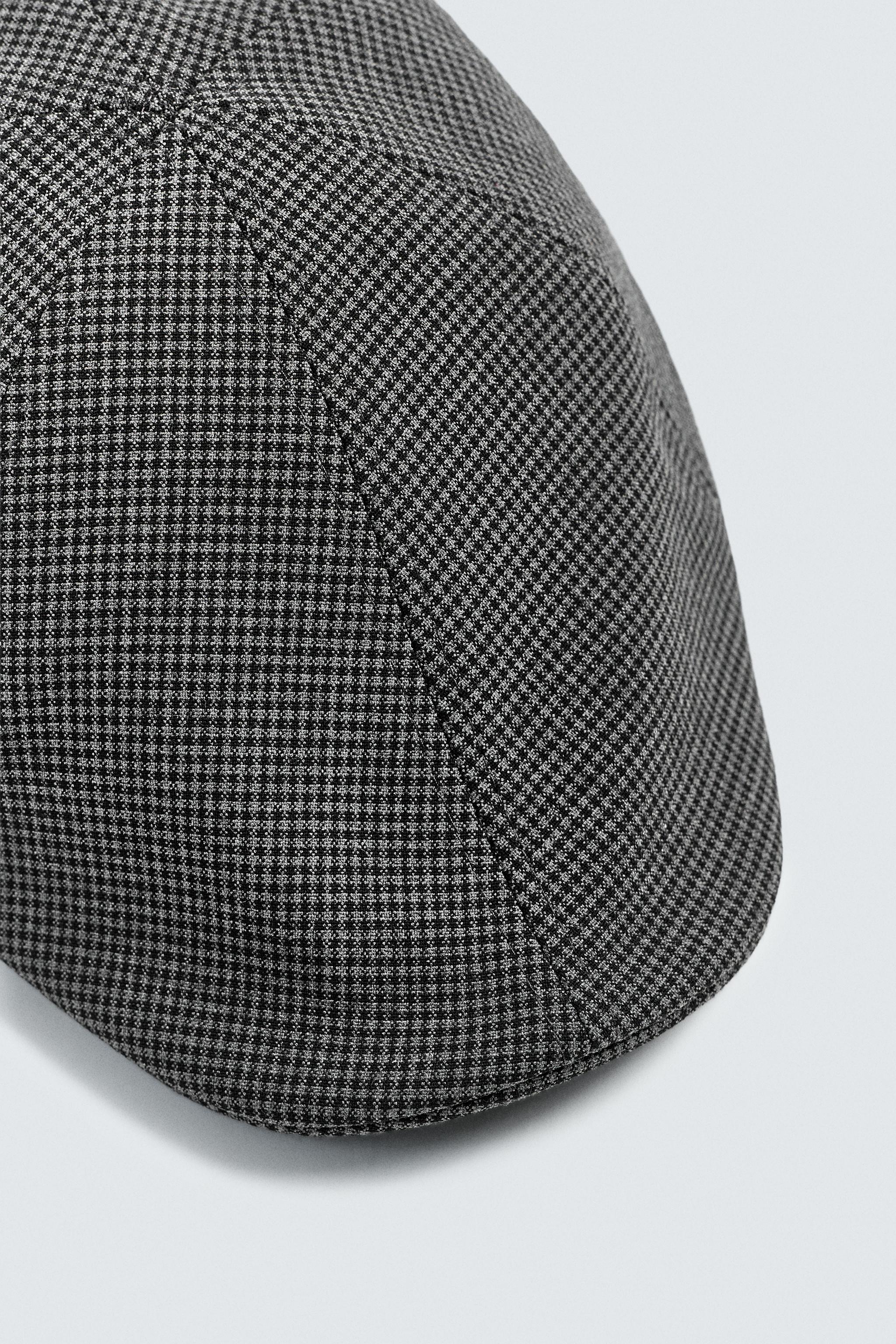 HOUNDSTOOTH FLANNEL BERET
