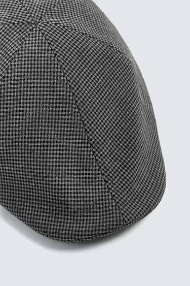 FLANNEL HOUNDSTOOTH BERET - various by Zara - Image 5