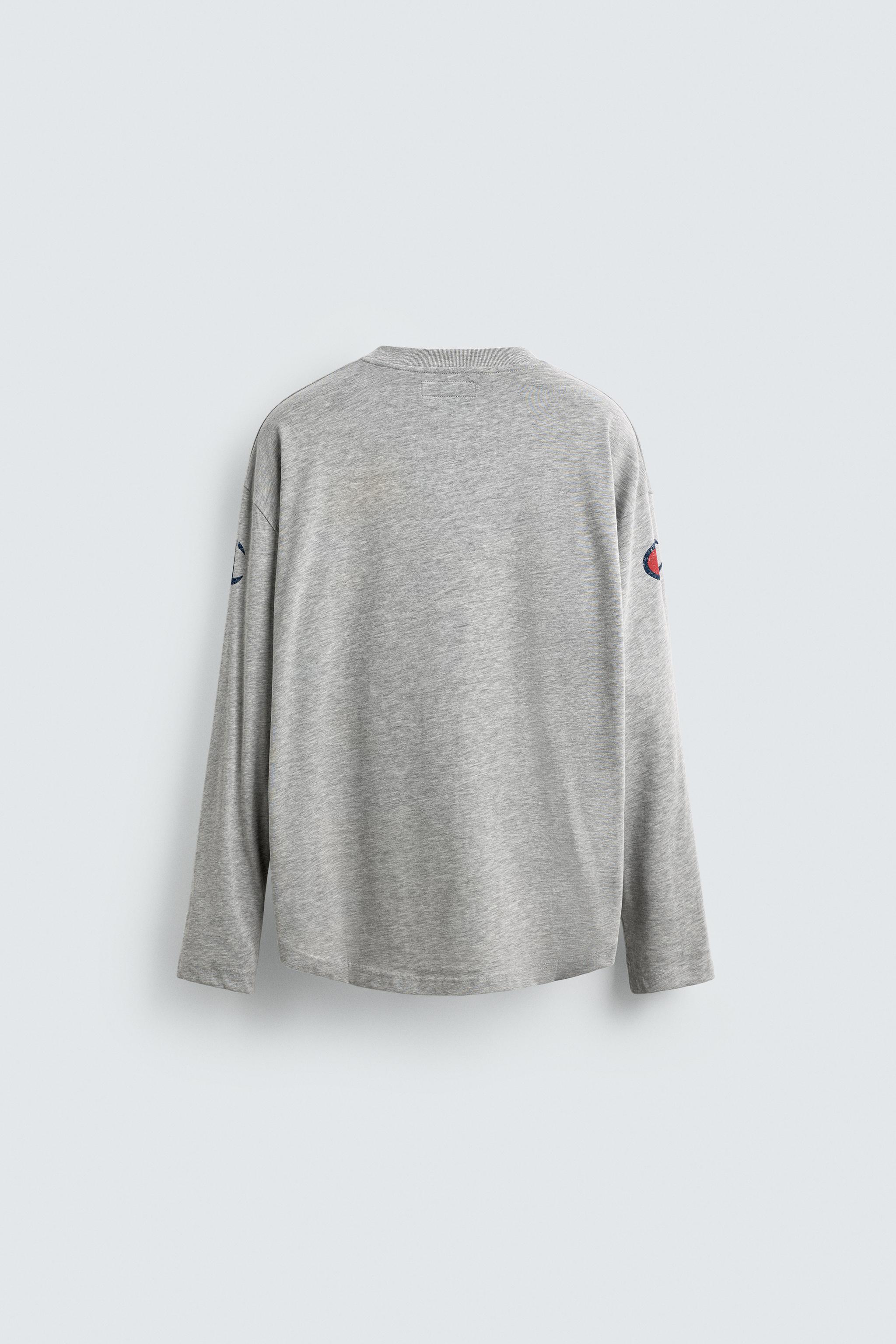 ZARA（ザラ）×Champion クリーム色 長袖カットソー ZARA（ザラ）×Champion クリーム色 長袖カットソー - メルカリ