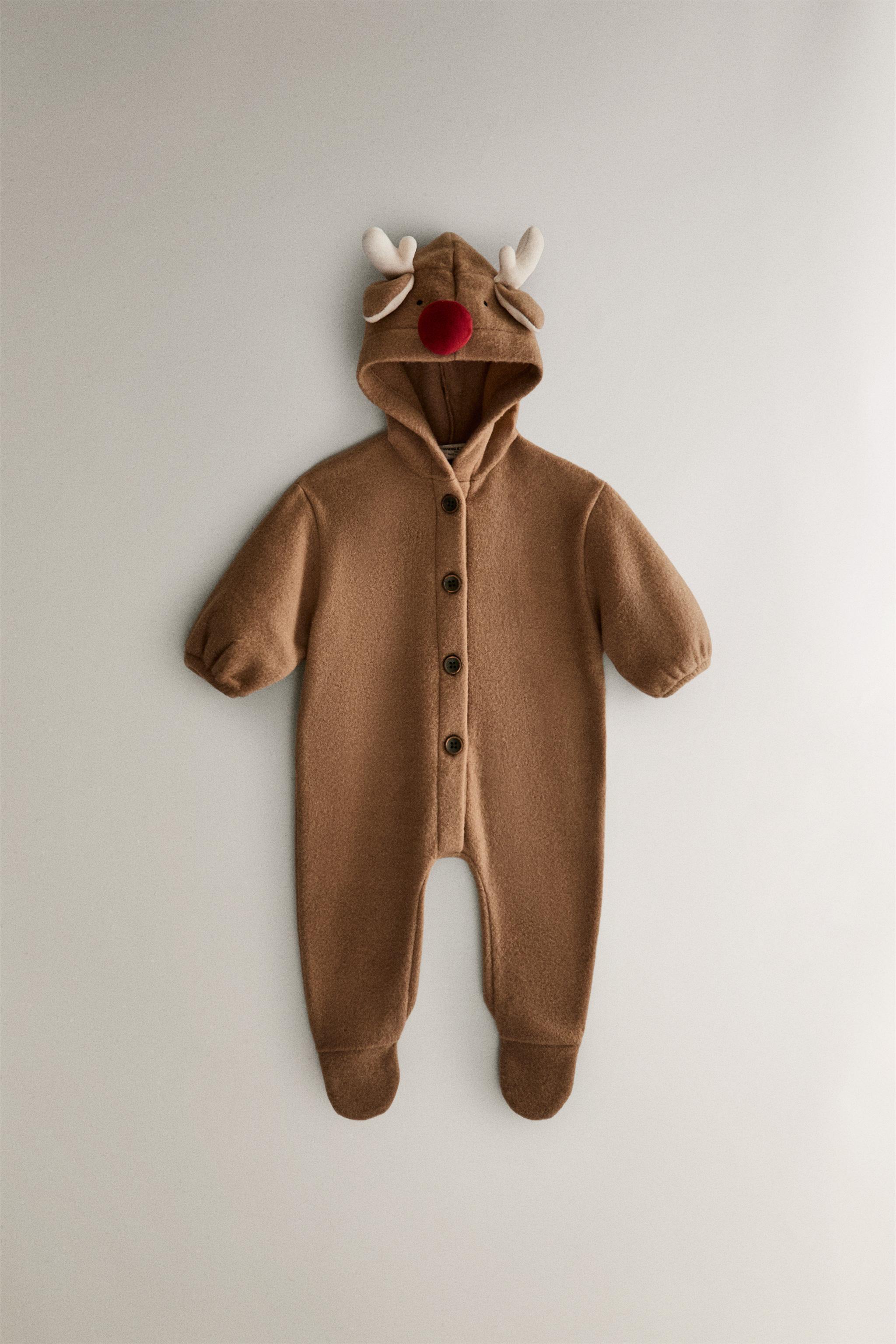 BABY CHRISTMAS REINDEER ROMPER