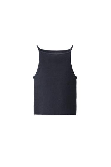 ТОП В РУБЧИК — АНТРАЦИТОВО-СЕРЫЙ от Zara