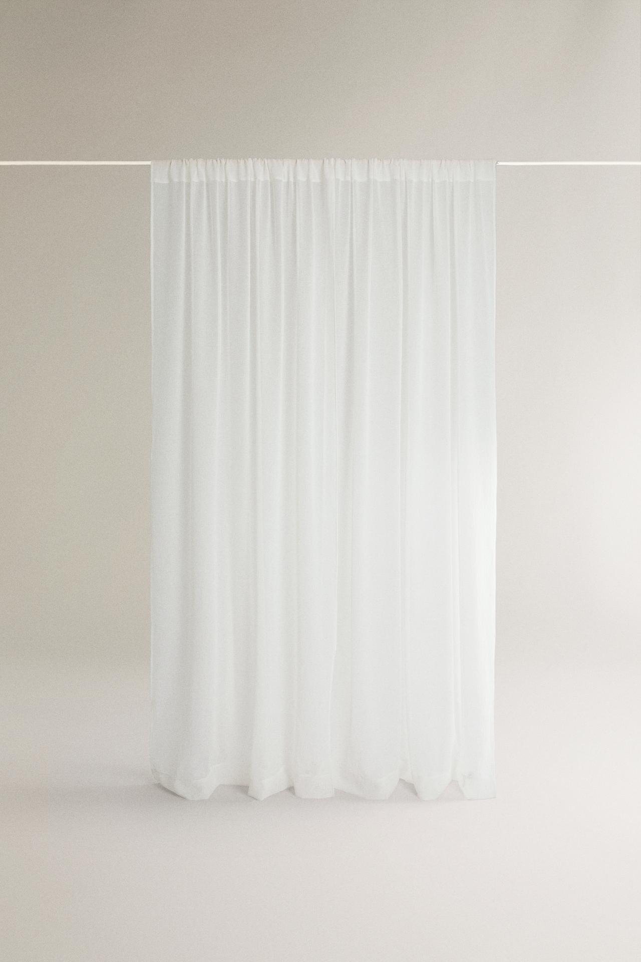VERY LOW OPACITY SHEER CURTAIN (SET OF 2)