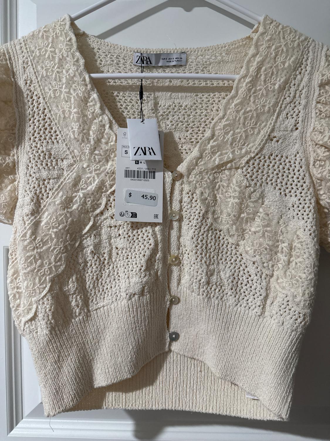 POINTELLE KNIT TOP - Image 3