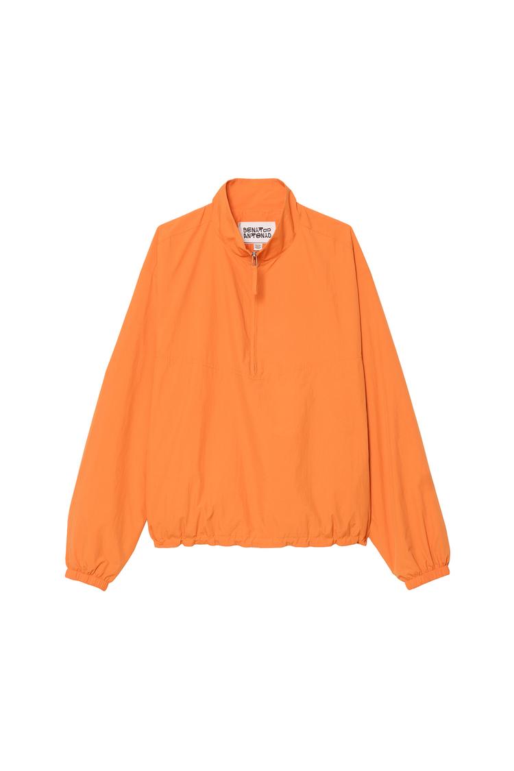 RELAXED FIT WINDBREAKER POUCH POCKET JACKET