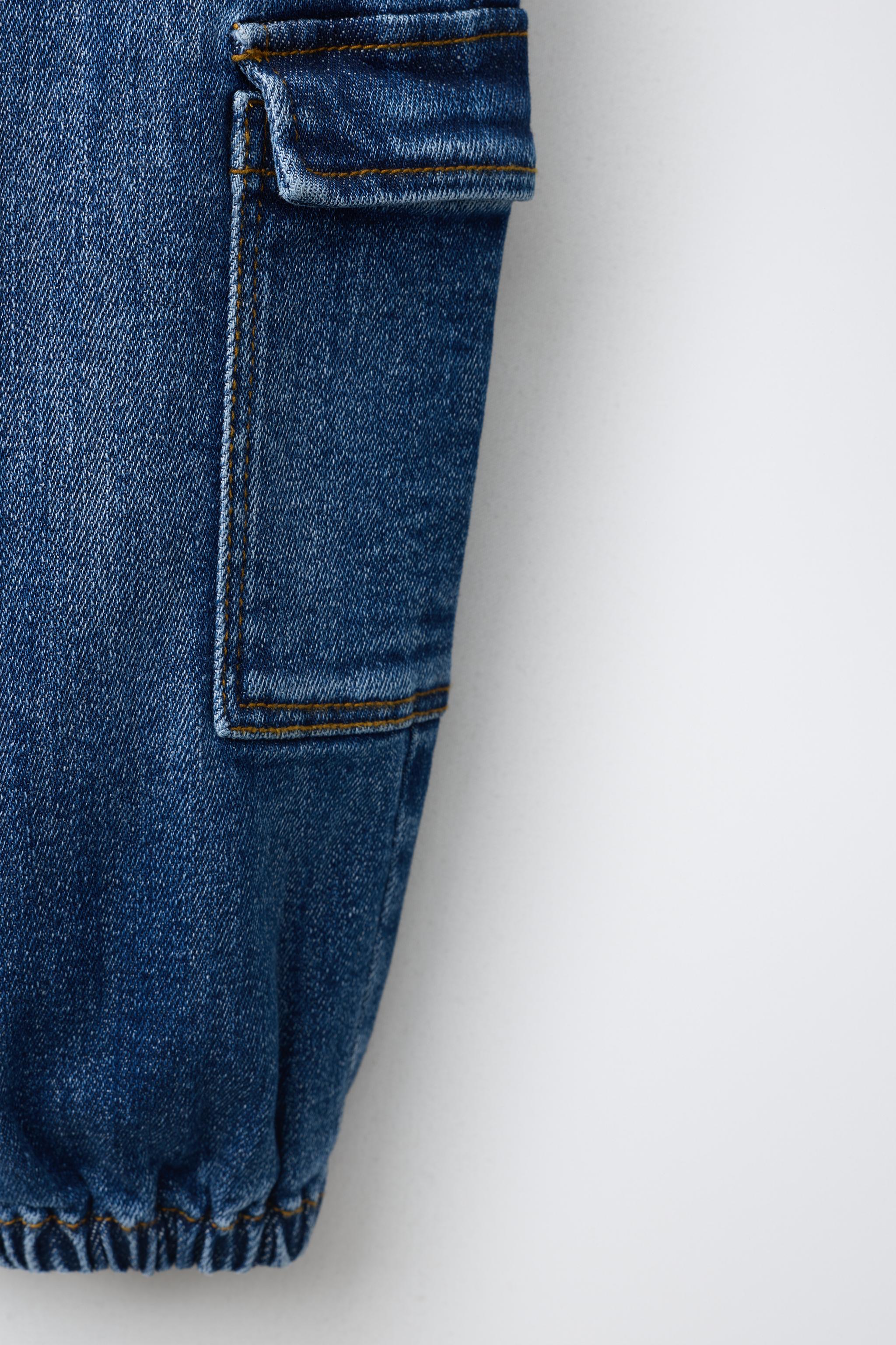 Детские джинсы Zara COMFY CARGO JOGGER JEANS — фото 4