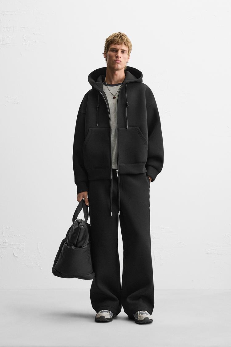 WIDE-FIT ジョガーパンツ - ブラック | ZARA Japan / 日本